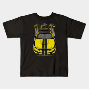 Shelby GT350 - Yellow & Black Kids T-Shirt